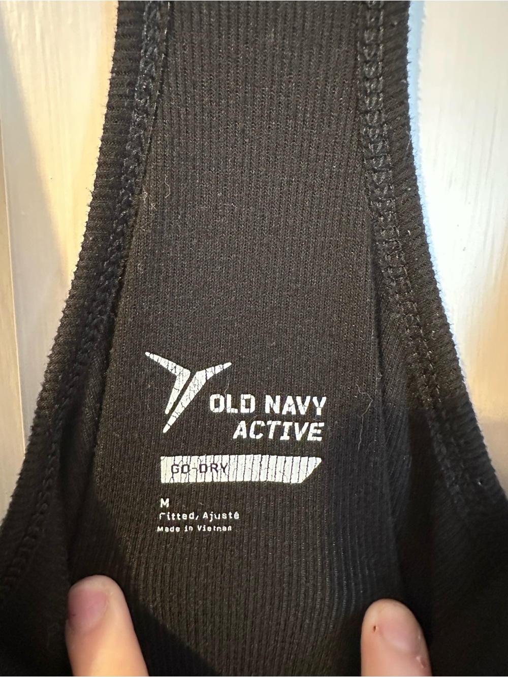 Old Navy Black Racerback Tank Top - Picture 2 of 3
